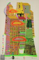 Friedensreich Hundertwasser GOOD MORNING CITY Screenprint - Sold for $1,216 on 03-01-2025 (Lot 354).jpg